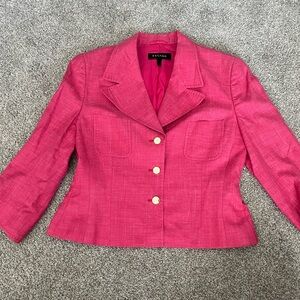 Escada Fuchsia Blazer with Gold Buttons